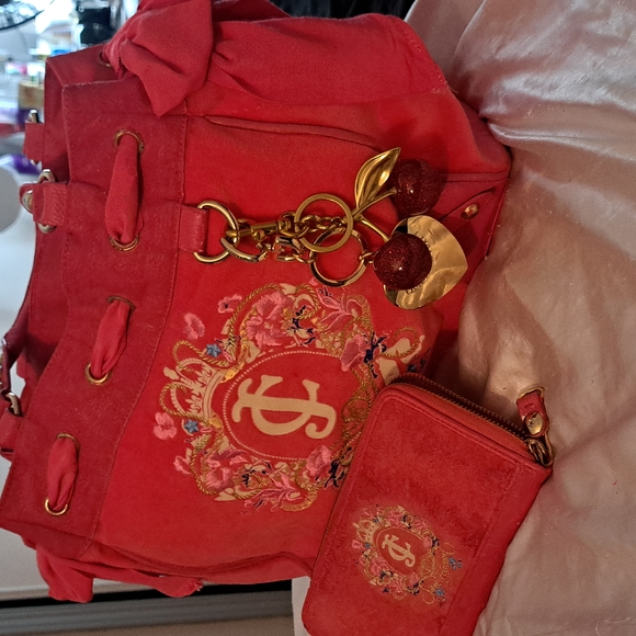 Vintage Juicy Couture Day Dreamer Handbag and Wallet Set - Picture 11 of 12